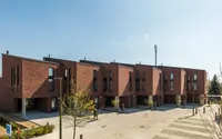 Construcție care folosește cărămida Artiza Maaseiker Bont